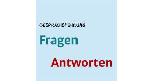 Fragen und Antworten im Gespräch